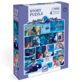 BEAUTY AND THE BEAST -100 PCS PUZZLE STORY