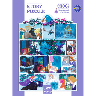 BEAUTY AND THE BEAST -100 PCS PUZZLE STORY