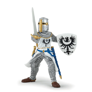 WHITE KNIGHT WITH SWORD