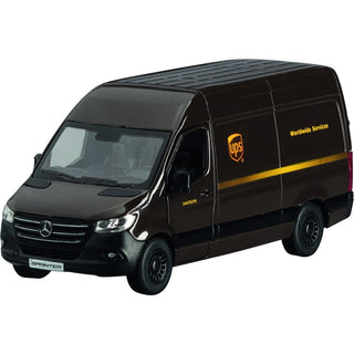 DIE-CAST- PULL-BACK MERCEDES BENZ SPRINTER UPS