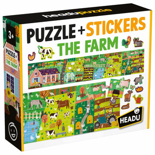PUZZLE + STICKERS THE FARM