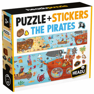 PUZZLE + STICKERS THE PIRATES