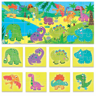 8+1 PUZZLE DINOSAUR
