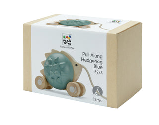 PULL ALONG HEDGEHOG - BLUE