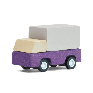 PURPLE DELIVERY TRUCK