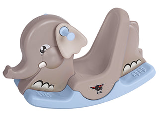 BIG Rocking Elephant Rocker Grey