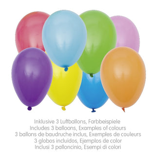 BALLOON BOAT W/ 3 BALLOONS