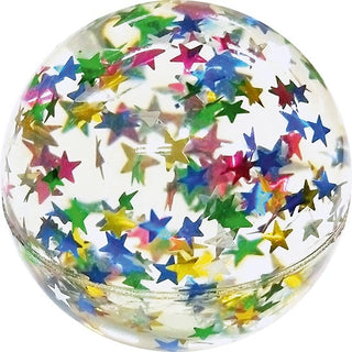 BOUNCING BALL - STAR CONFETTI