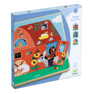 CHEZ MOO WOODEN LAYER PUZZLE