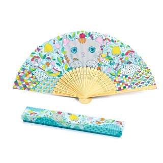 DIY KONEKO FOLDING FAN TO COLOUR
