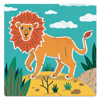 WILD ANIMALS DRAWING STENCILS SET