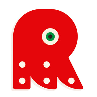 GRAPHIC ANIMAL LETTER R