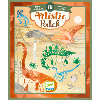 ARTISTIC PATCH METALLIC DINOSAURS