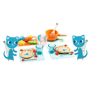 DINNER TIME KITTENS! DINING SET