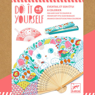 DIY KONEKO FOLDING FAN TO COLOUR
