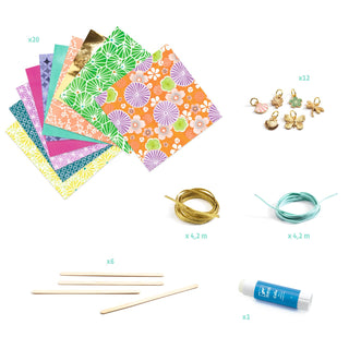 DIY CRAFTS - GOLDEN PAPER BEAD BRACELETS