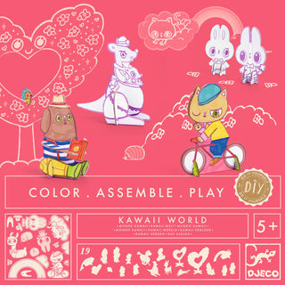 COLOR, ASSEMBLE, PLAY! KAWAII WORLD