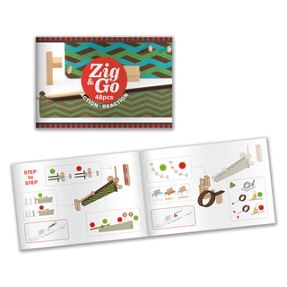 ZIG N GO BIG BOUM WALL ACTION 48PCS