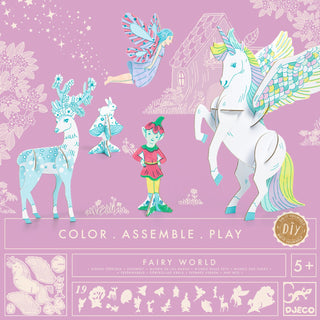 FAIRY WORLD DIY COLOUR ASSEMBLE PLAY
