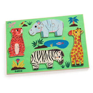 COUCOU TIGRE WOODEN PUZZLE