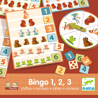 BINGO 1, 2, 3 NUMBERS