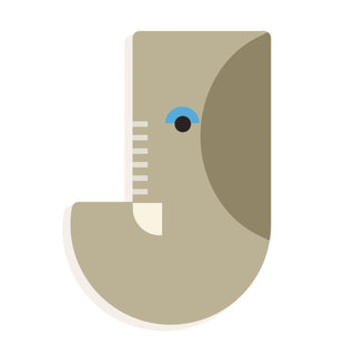 GRAPHIC ANIMAL LETTER J