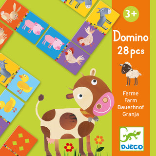 DOMINO FARM NUMBER MATCHING GAME