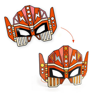 DIY MOSAIC SUPER ROBOT MASKS