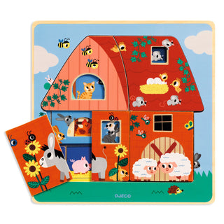 CHEZ MOO WOODEN LAYER PUZZLE