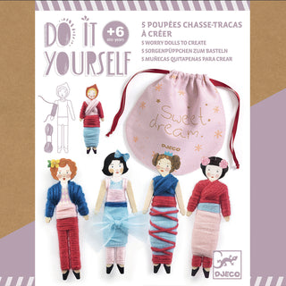 DIY  CRAFTS - SWEET NIGHT WORRY DOLLS