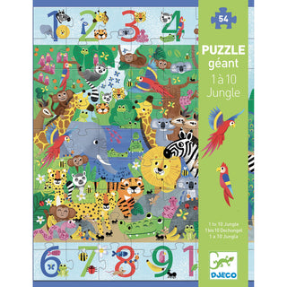 1 TO 10 JUNGLE GIANT PUZZLE