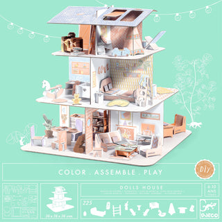 COLOR, ASSEMBLE, PLAY! DOLL'S HOUSE