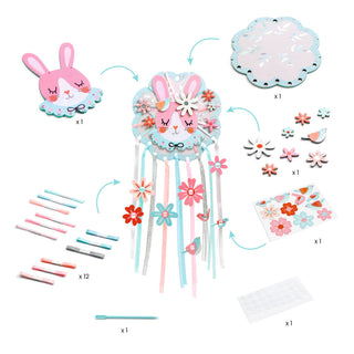 DIY CRAFTS - BUNNY DREAMCATCHER