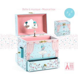 BALLERINA ON STAGE MUSIC BOX