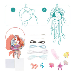 DIY CRAFTS - DREAMCATCHER MERMAID