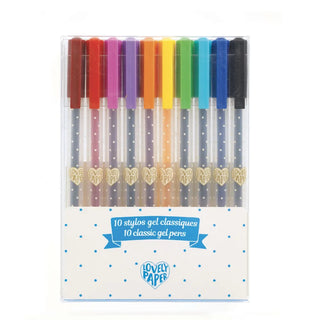 10 CLASSIC GEL PENS