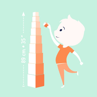 WILD ANIMALS 10 STACKING CUBES