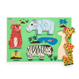 COUCOU TIGRE WOODEN PUZZLE