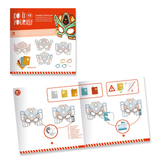 DIY MOSAIC SUPER ROBOT MASKS