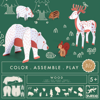 COLOR, ASSEMBLE, PLAY! WOODS