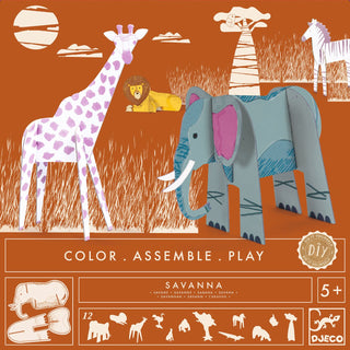 COLOR, ASSEMBLE, PLAY! SAVANNA