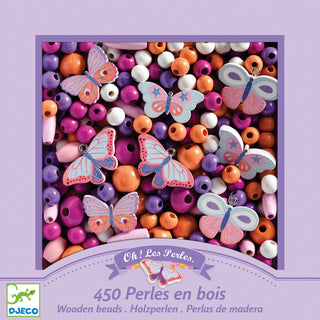 WOODEN BEADS BUTTERFLIES