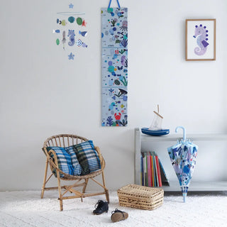 CARDBOARD HEIGHT CHART AQUATIC LIFE