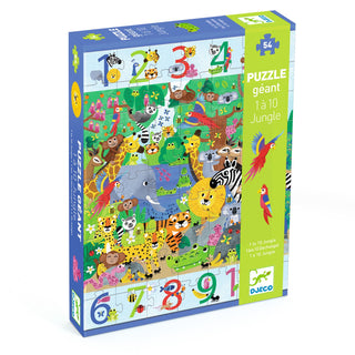 1 TO 10 JUNGLE GIANT PUZZLE