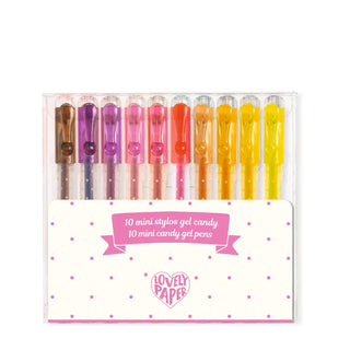 10 MINI CANDY GEL PENS