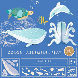 COLOR, ASSEMBLE, PLAY! SEA LIFE