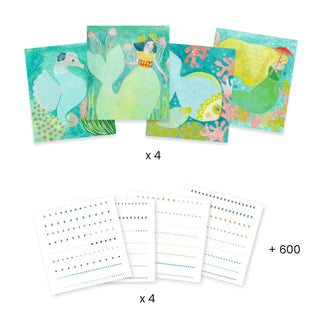 WATERY WAVES ARTISTIC STRASS RHINESTONES ACTIVITY KIT