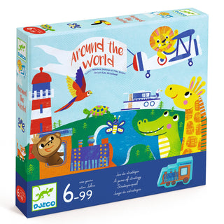 AROUND THE WORLD BOARD GAME