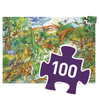 DINOSAURS OBSERVATION PUZZLE 100 PC