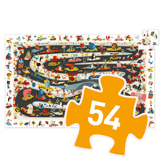 CAR RALY OBSERVATION PUZZLE 54PC